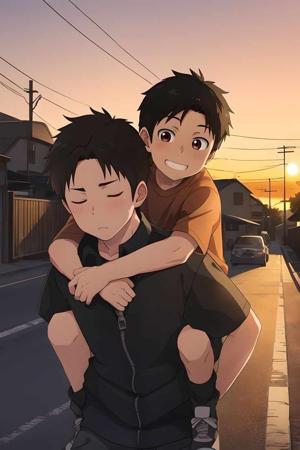 Little Arni and His Not So Big Dada