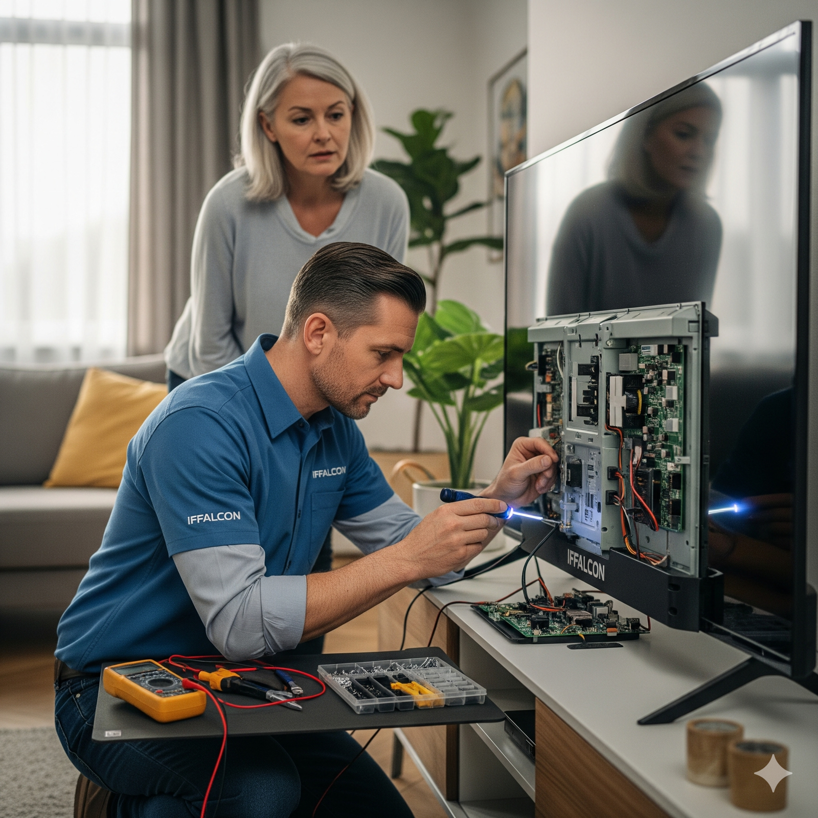 Can I Extend the Warranty of My IFFALCON TV via the Service Centre?