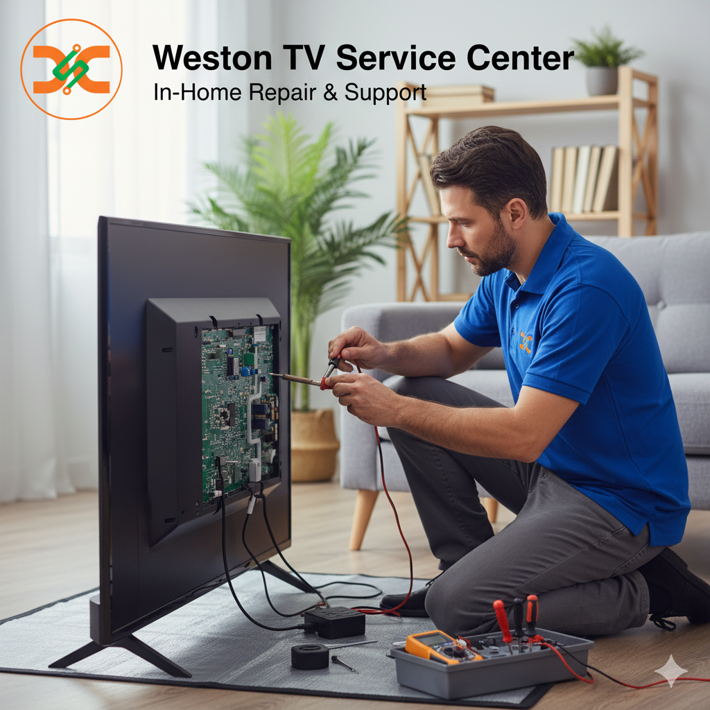 Can they repair water-damaged or physically broken TVs in Weston TV Service Center?
