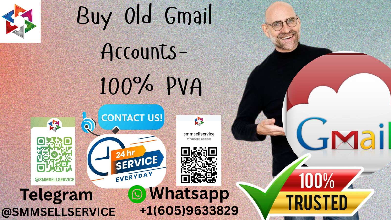 Buy Old Gmail Accounts- 100% PVA