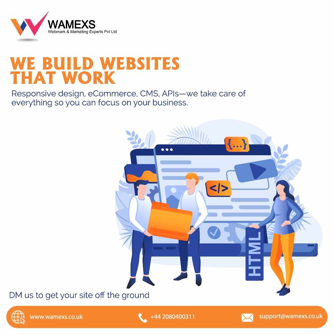 Best Web Development Company in London, UK – Wamexs UK