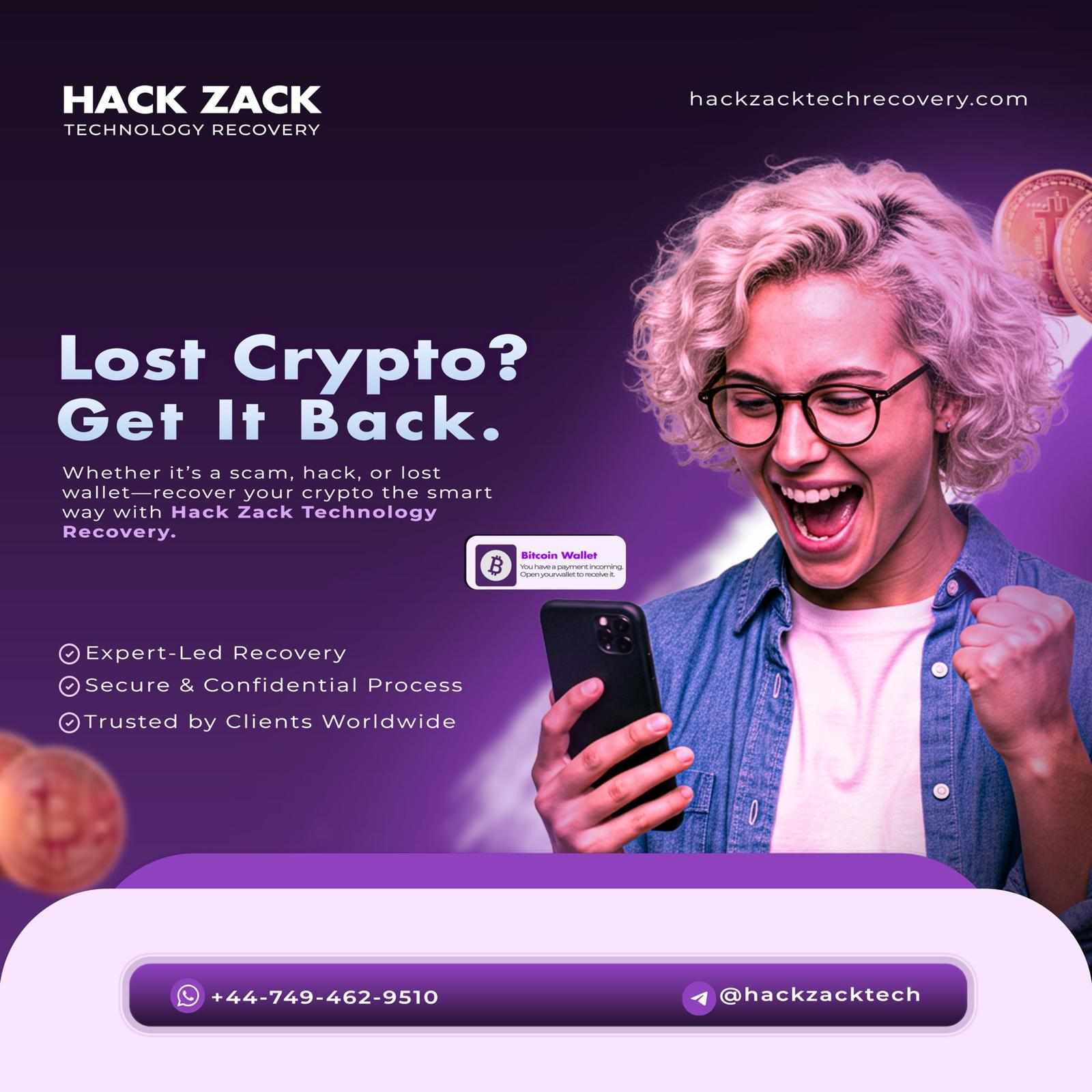 Hire a Hacker To Recover Stolen, Lost Or Scammer Cryptocurrency- HACK ZACK TECH