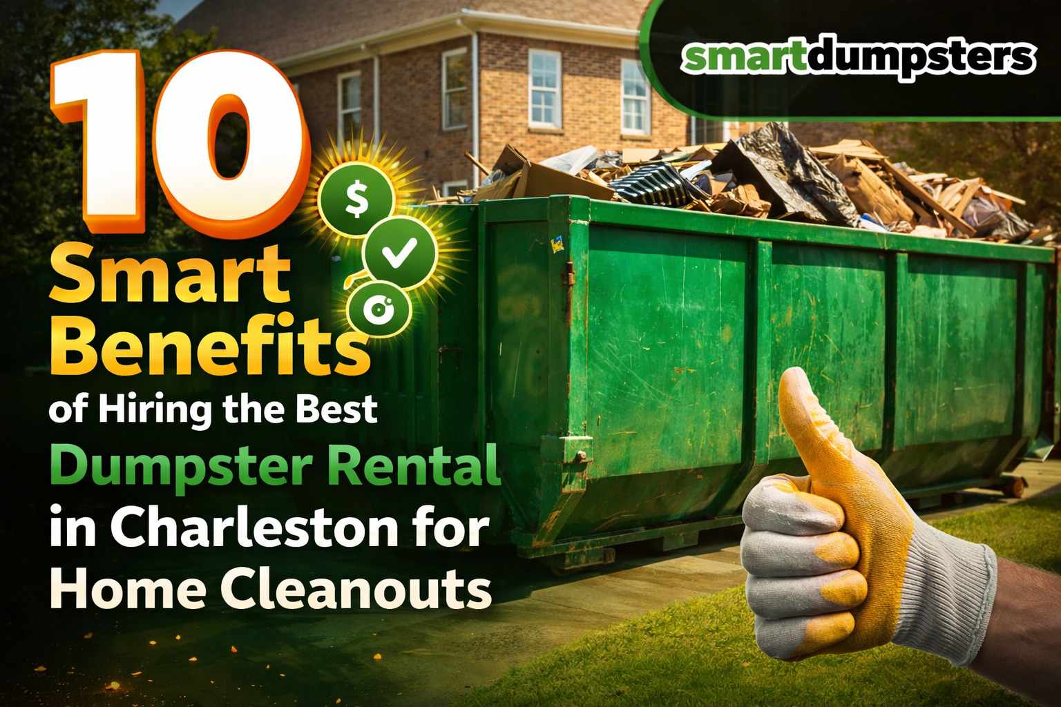 10 Smart Benefits of Hiring the Best Dumpster Rental in Charleston for Home Cleanouts