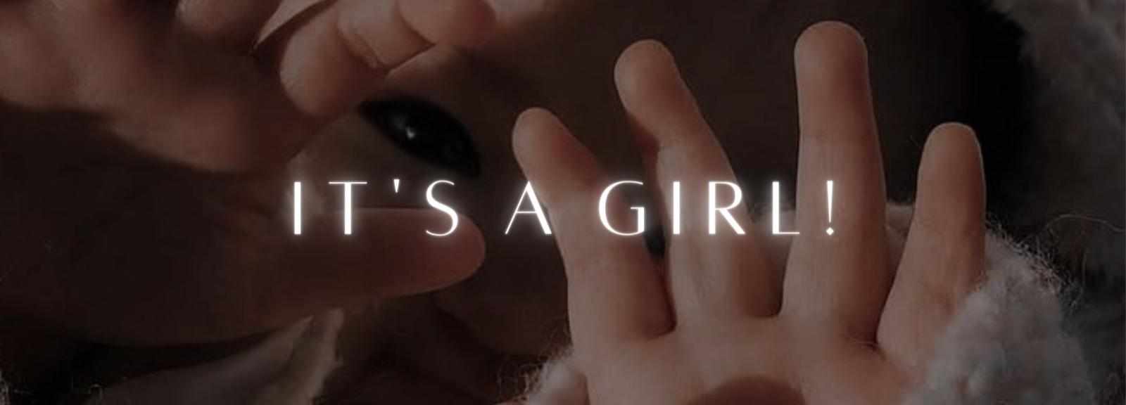 - it's a girl!
