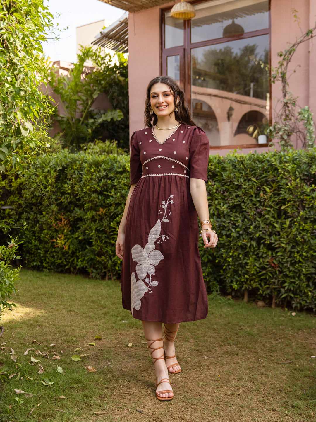 How to style the Cotton Midi Dress Collection for evening events