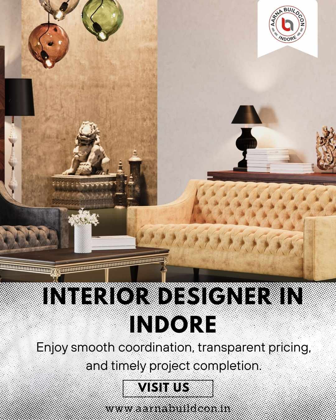 Interior Designer in Indore Offering Custom Home & Office Interiors
