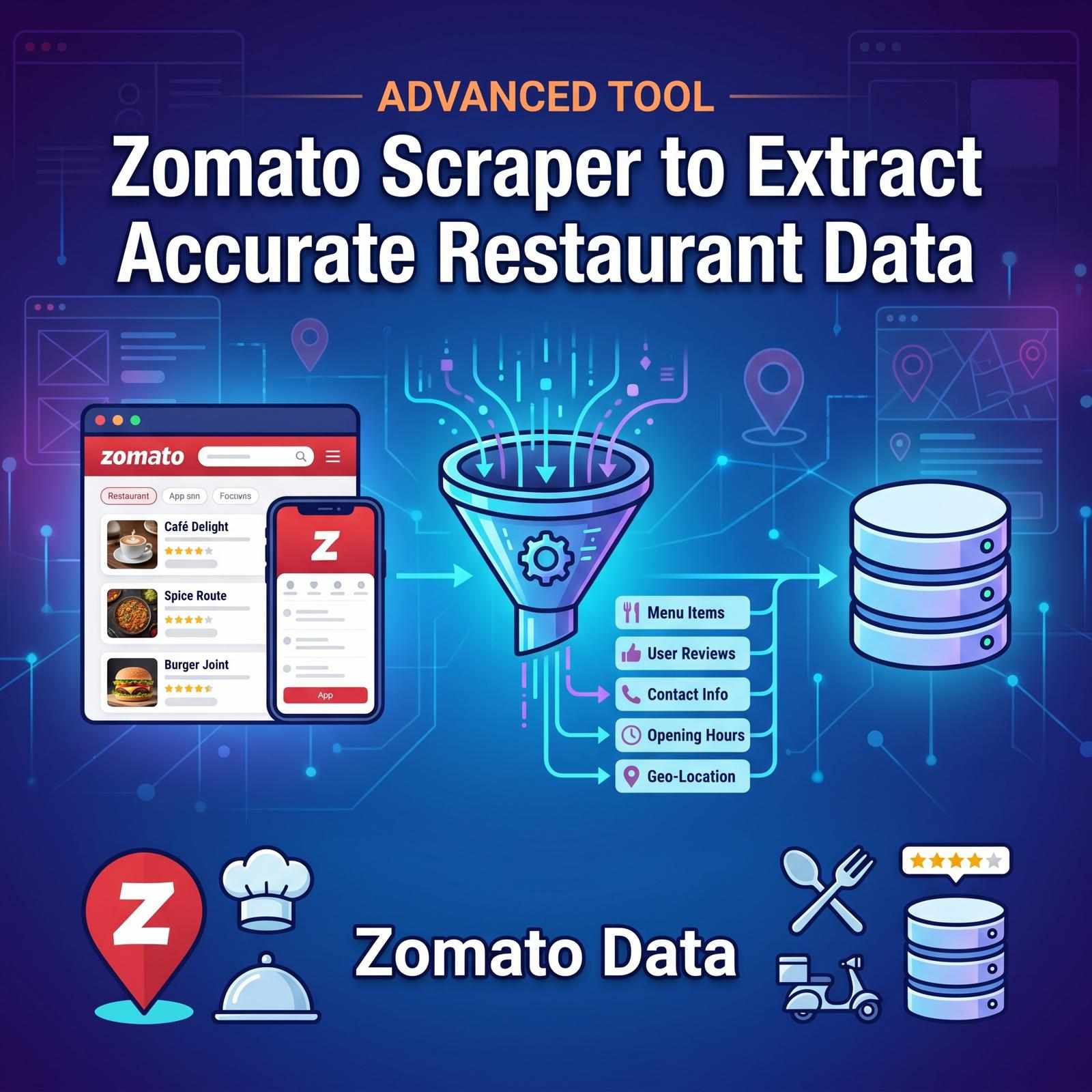 Zomato Scraper to Extract Accurate Restaurant Data