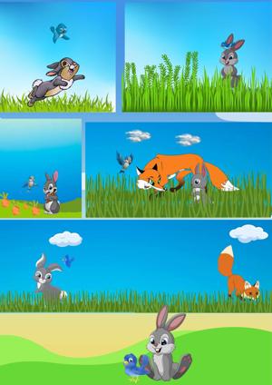 Chapter 2: Hare And A Little Bird- The Best Friends
