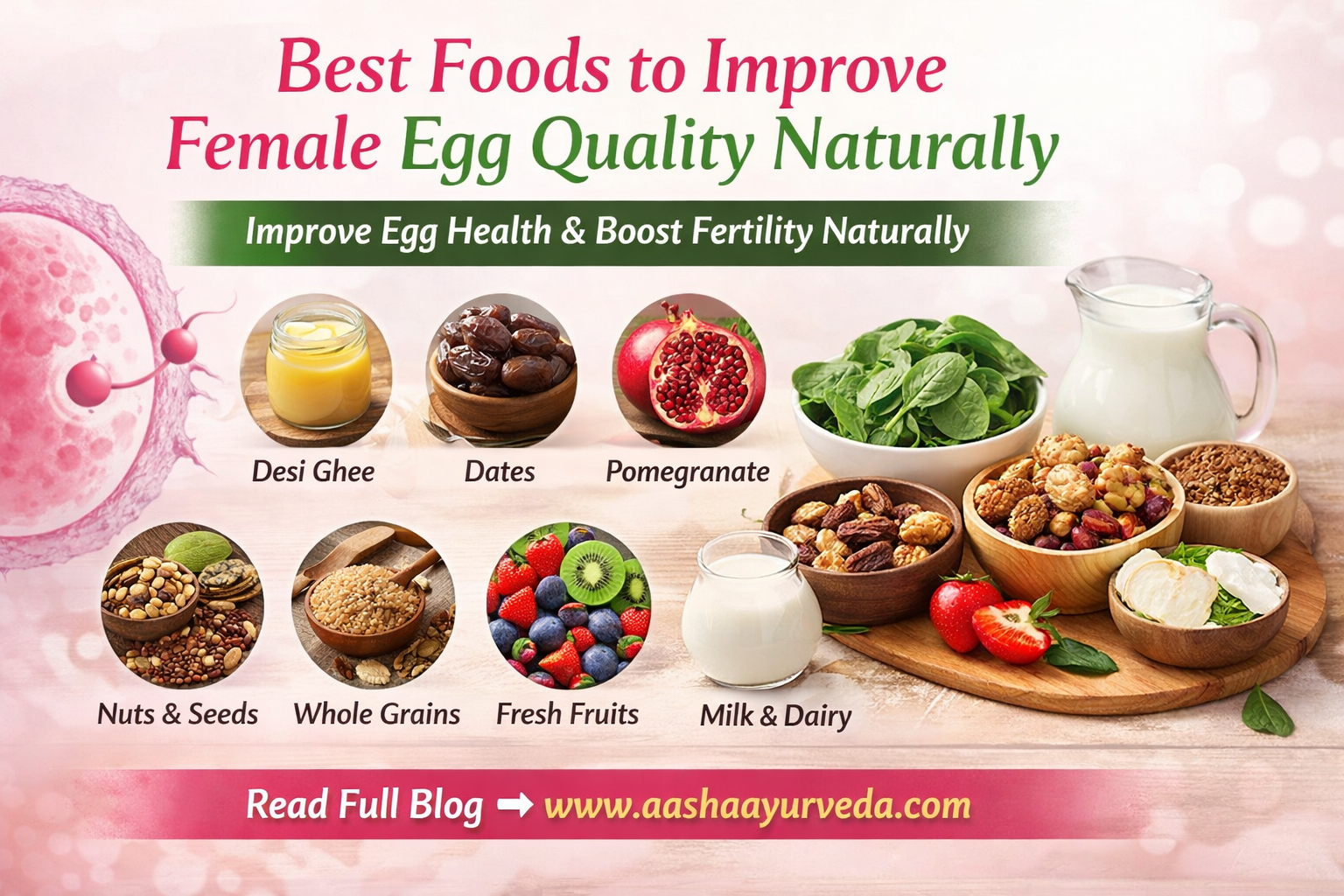 Best Foods to Improve Female Egg Quality Naturally