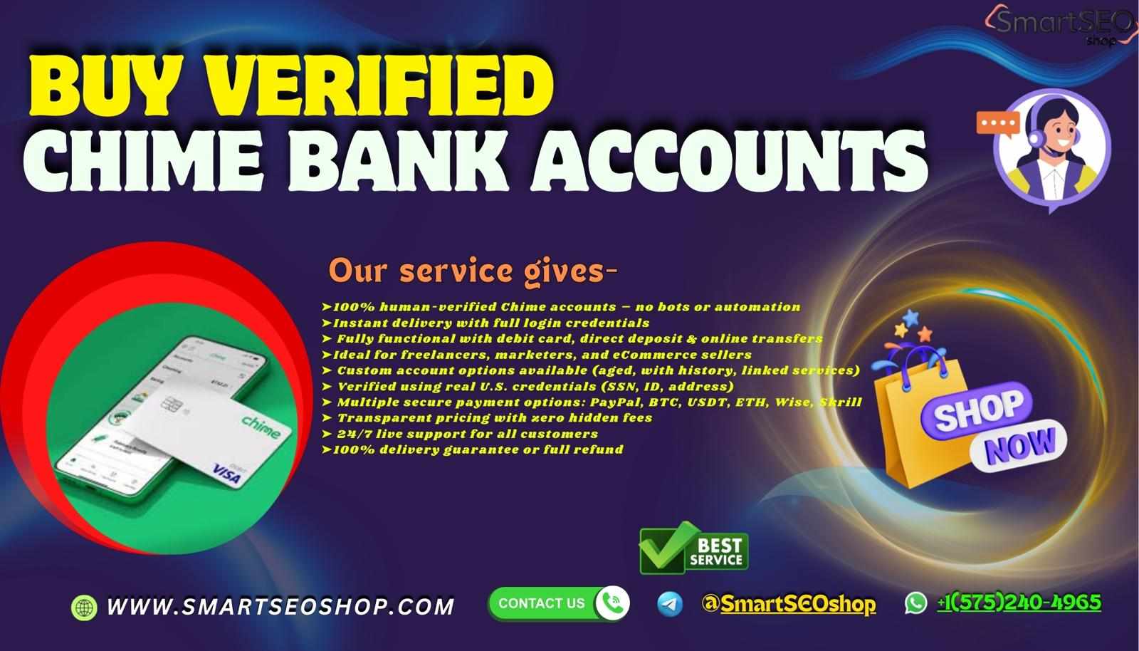 Where to Buy Verified Chime Bank Accounts ? Try SmartSEOShop