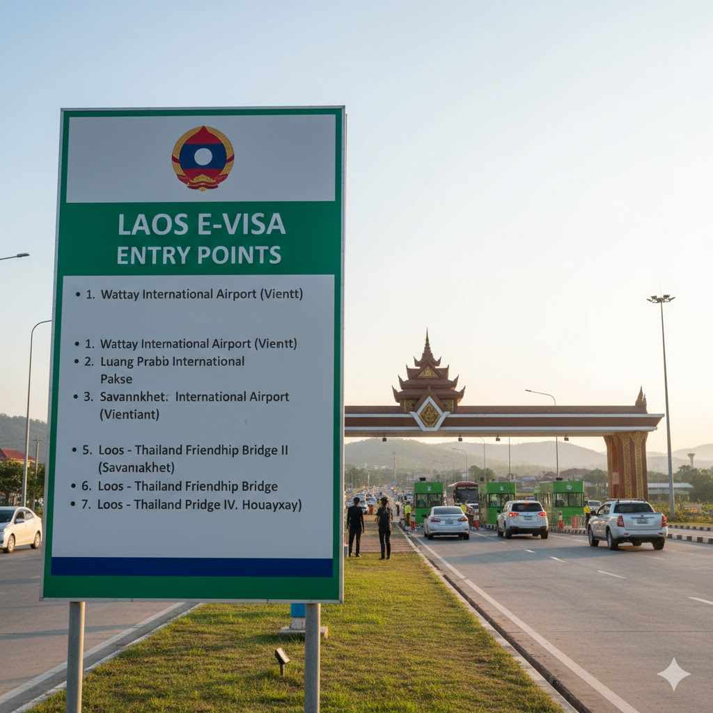 Border Crossing Made Easy: Which Entry Points Accept the Laos e-Visa?