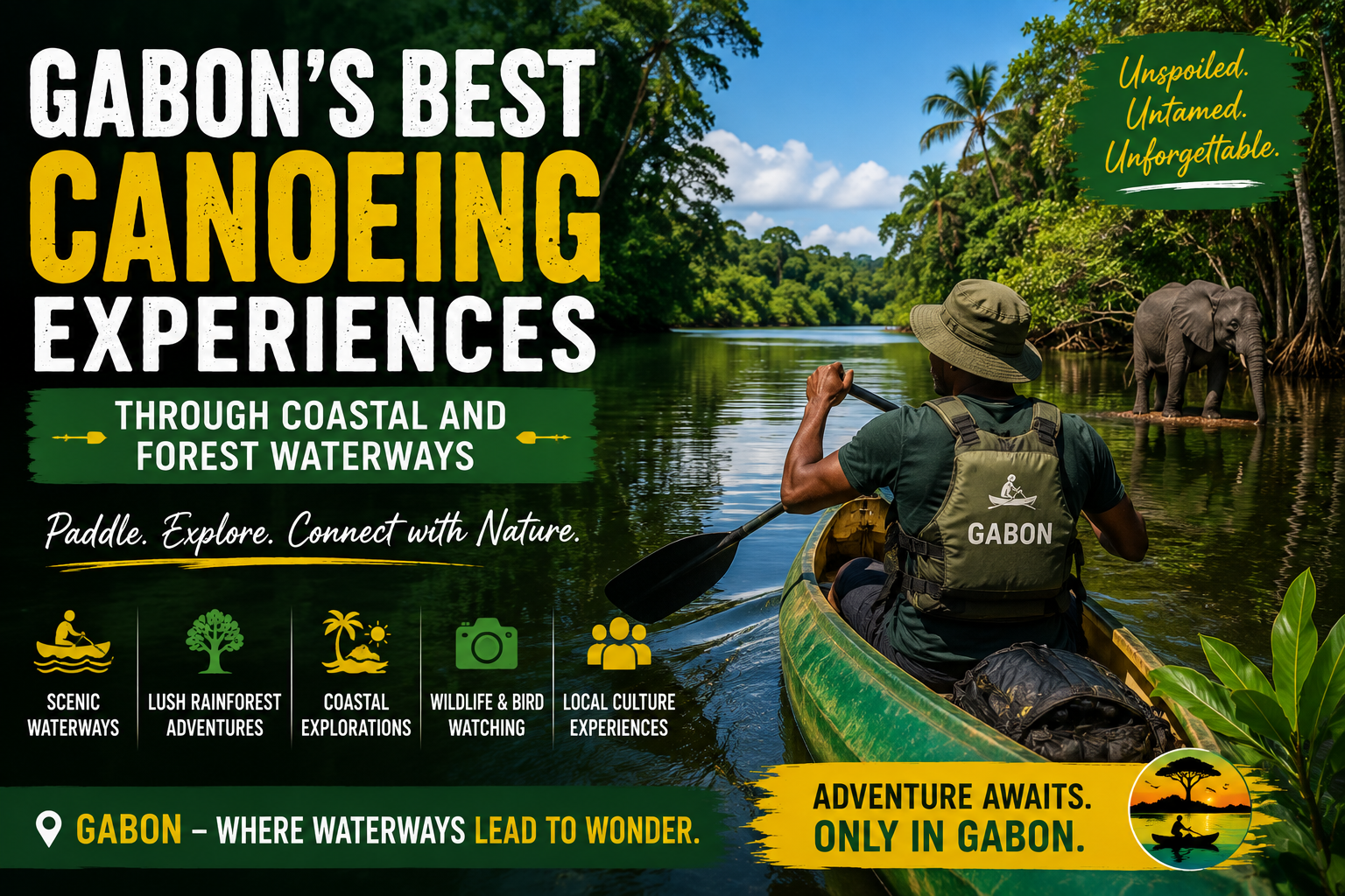 Gabon's Best Canoeing Experiences Through Coastal and Forest Waterways