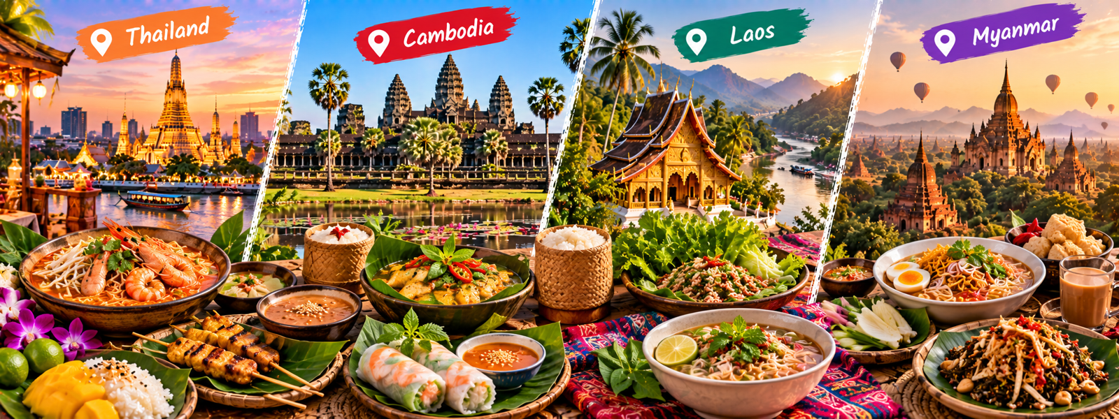 Street Food and Local Cuisine to Try in Thailand, Cambodia, Laos and Myanmar
