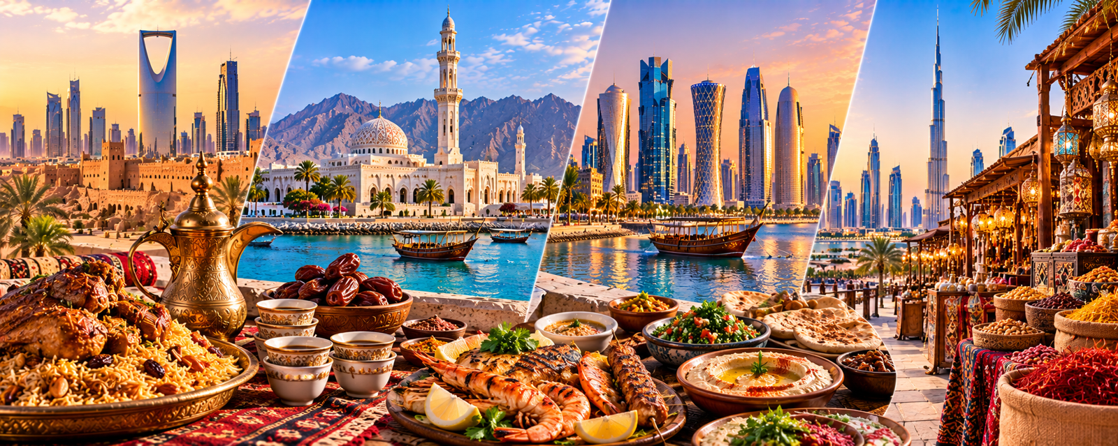 A Guide to Gulf Cuisine: Traditional Dishes, Coffee Culture and Food Markets