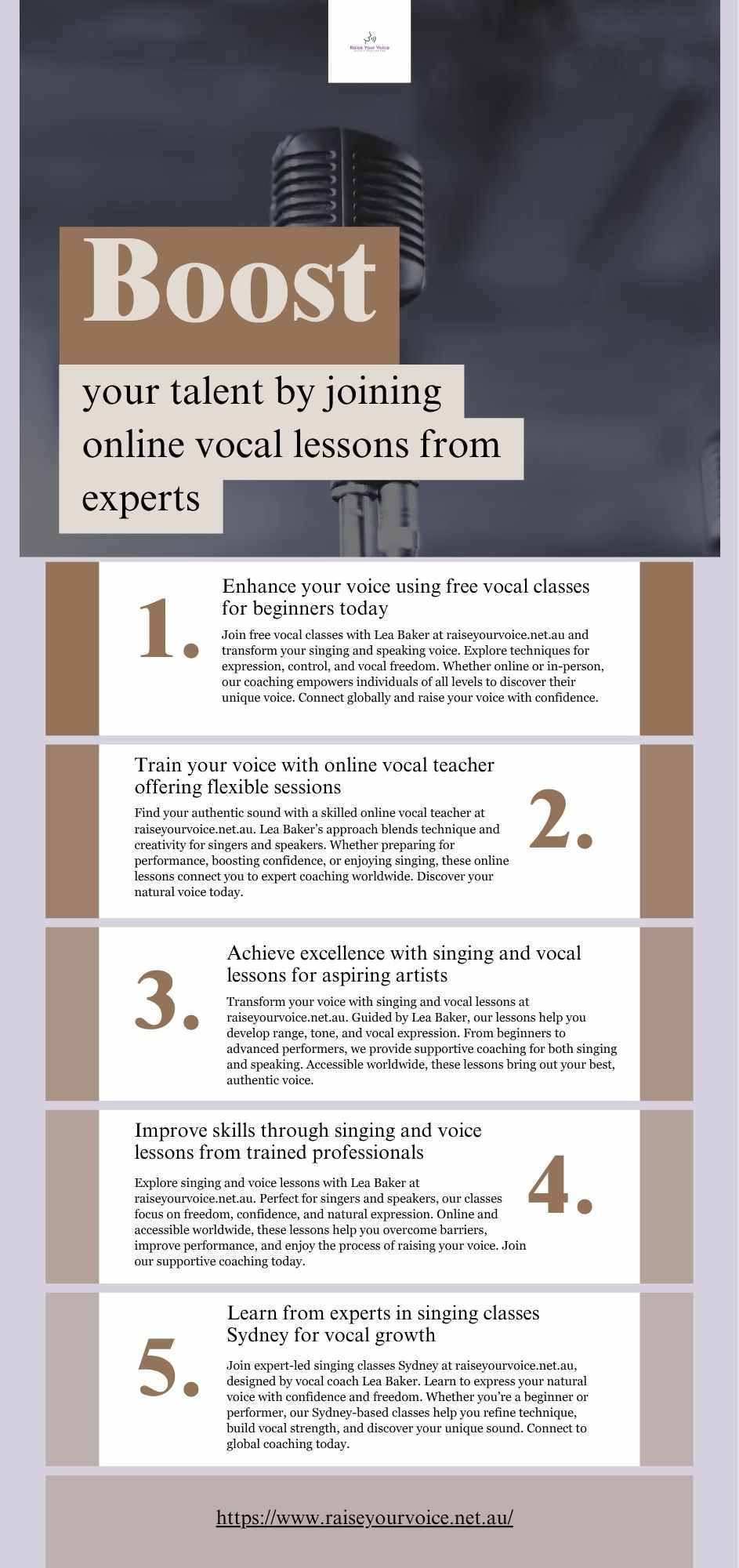 Boost your talent by joining online vocal lessons from experts