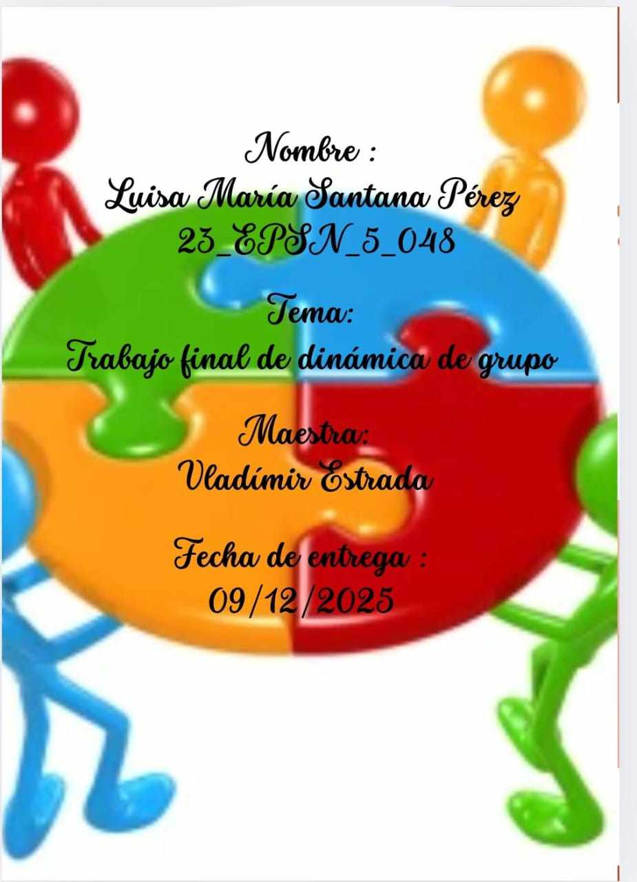 Trabajo final de dinámica de grupo