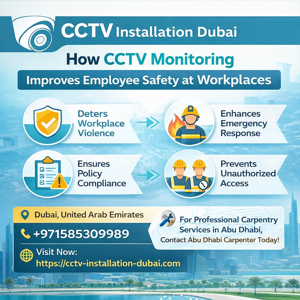 How CCTV Monitoring Improves Employee Safety at Workplaces