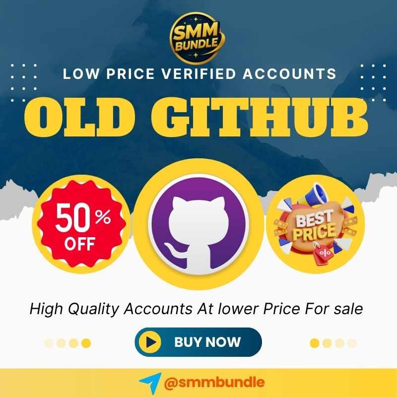 Aged GitHub Account with a Clean Reputation. Buy Now