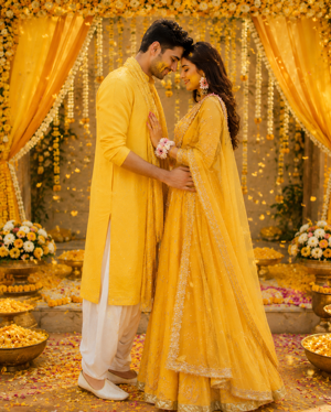 Chapter 16- Golden Glow (Haldi)