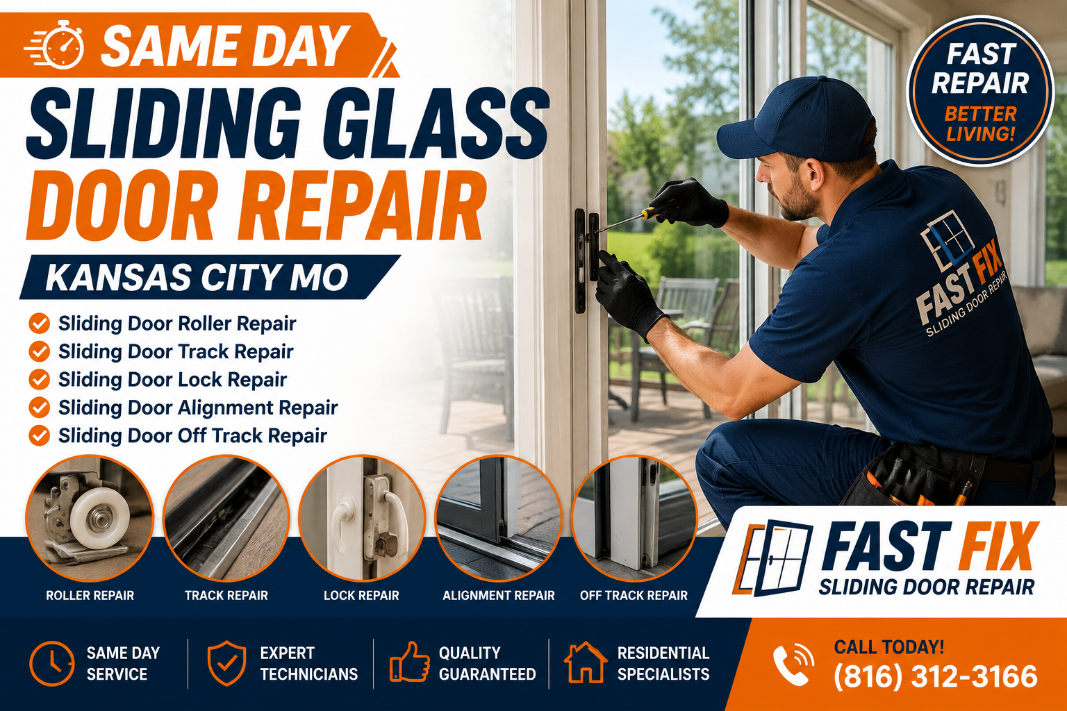 Sliding Door Repair Specialists in Kansas City, MO