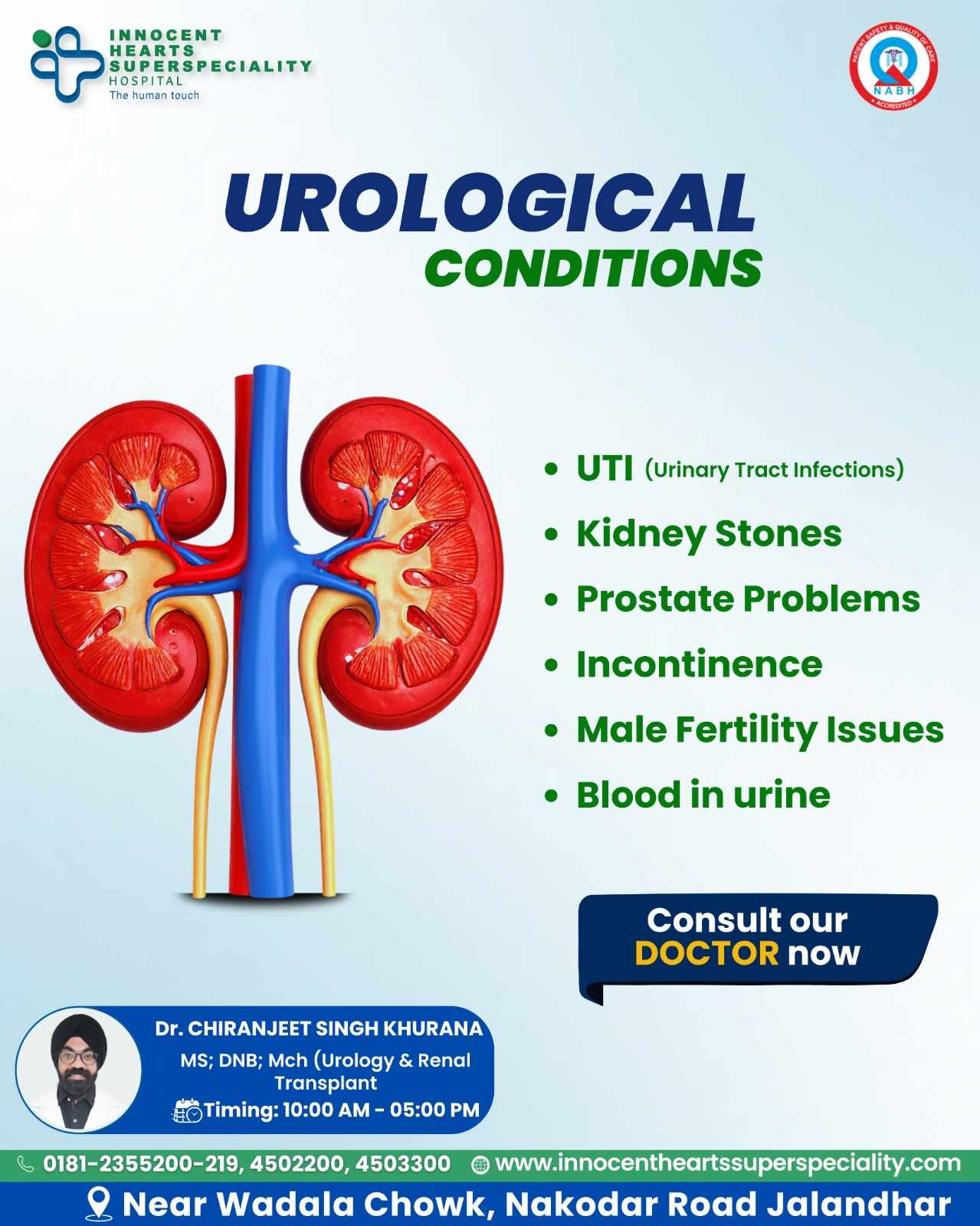 Urologist in Jalandhar – Expert Care for Kidney & Urinary Problems