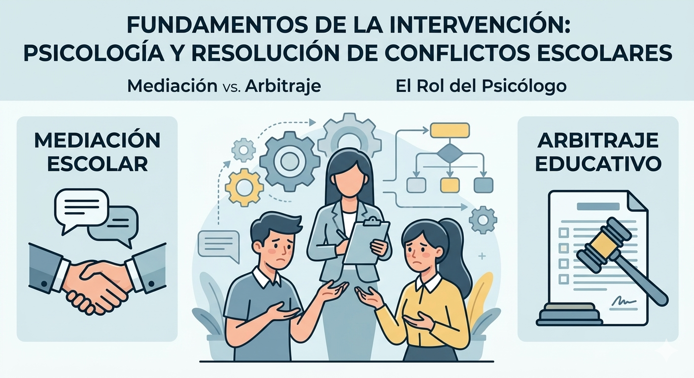 Fundamentos de la intervención y resolución de conflictos escolares.