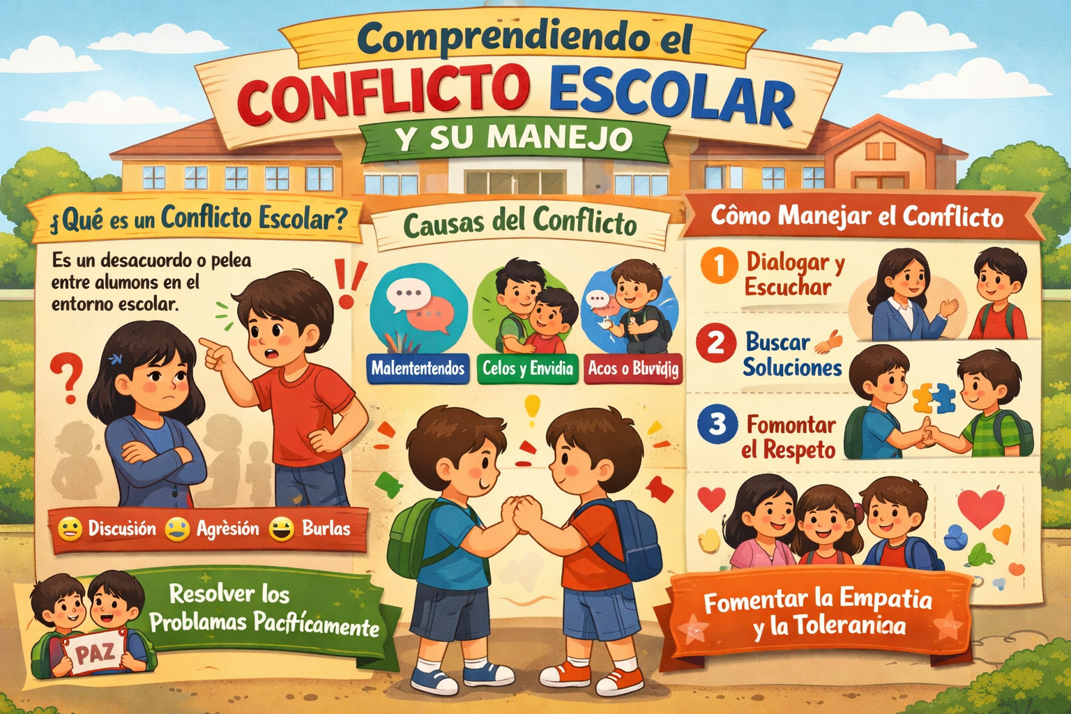 La caja de herramientas del psicólogo Escolar para el manejo y Gestión de conflictos