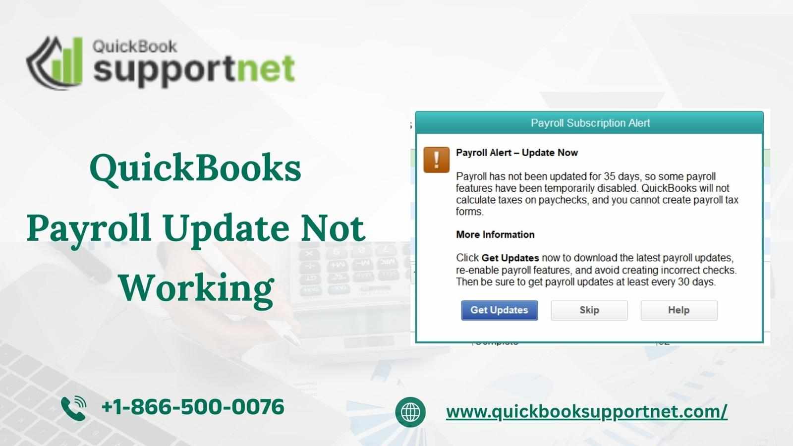 Troubleshoot QuickBooks Payroll Update Problems Today