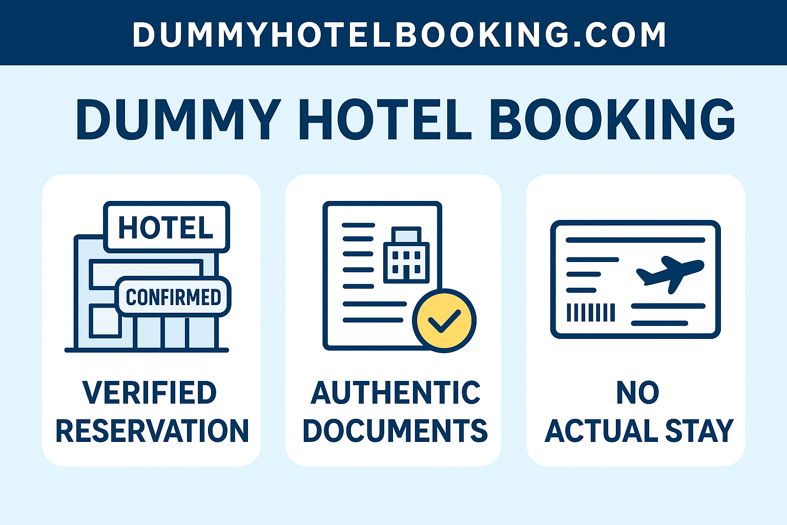 Trusted Dummy Hotel Confirmation for Visa
