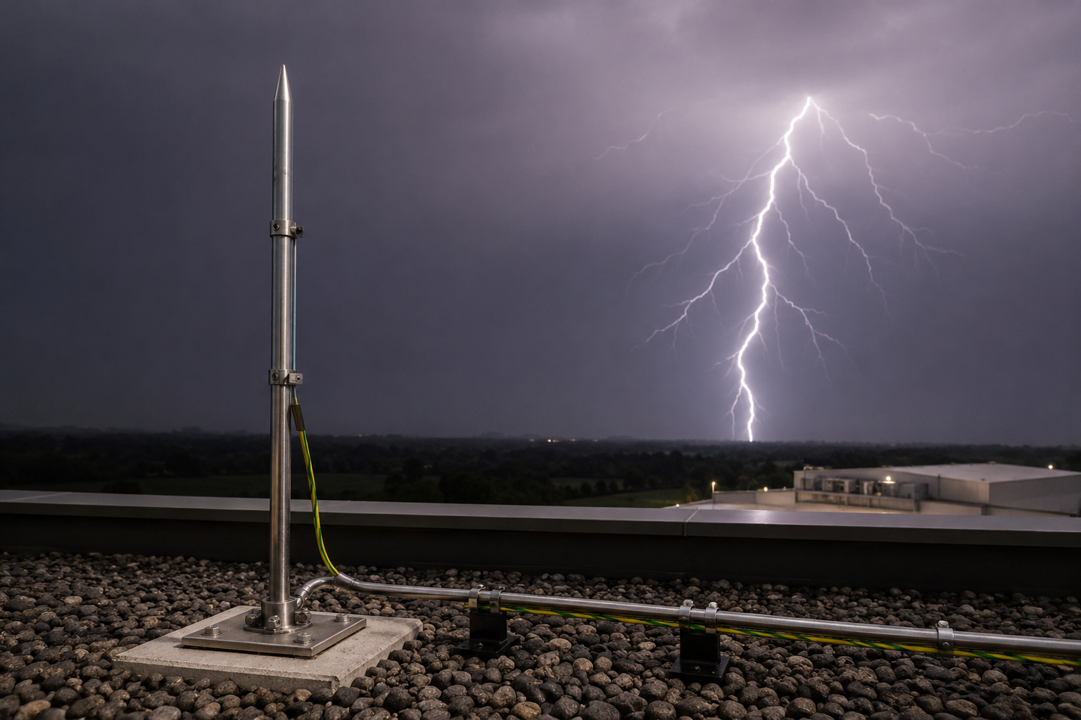 How Earthing and Lightning Protection Prevented Major Damage During a Lightning Storm