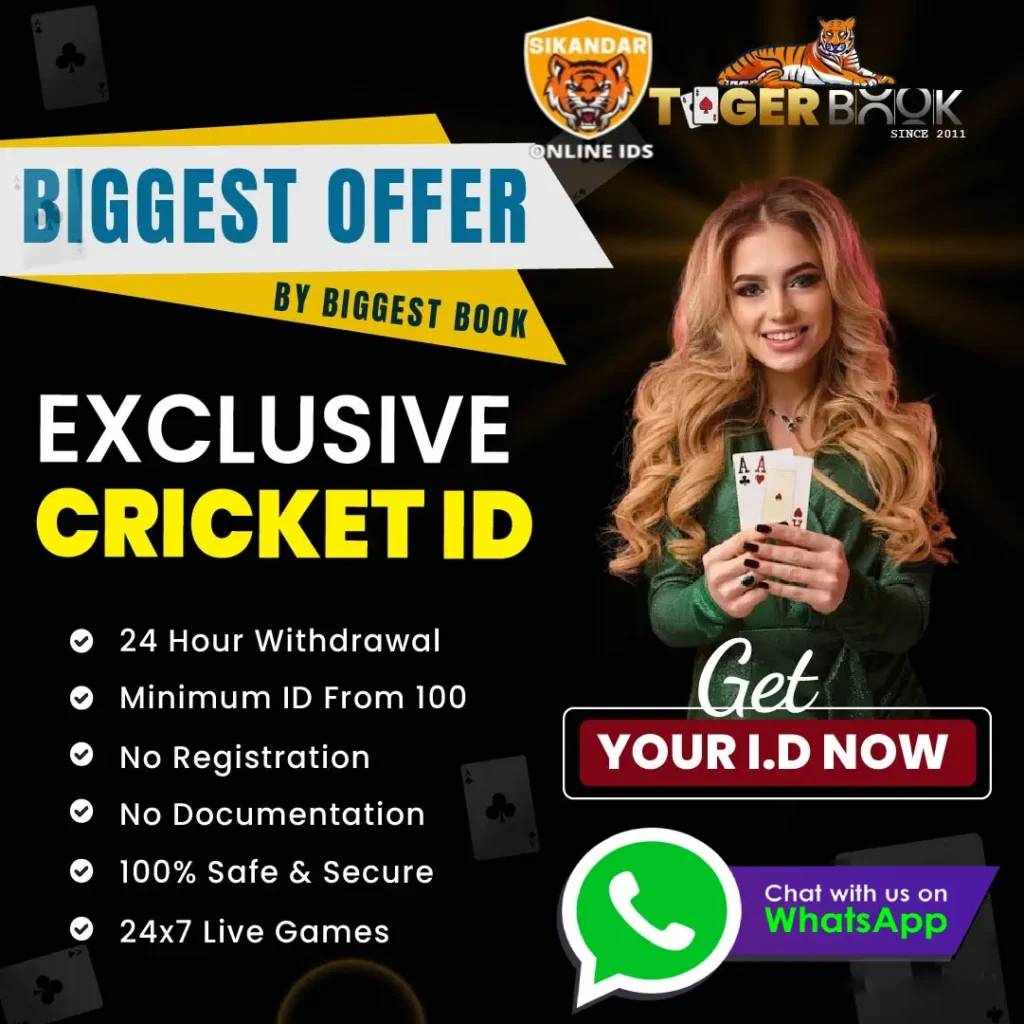 Tiger Exchange ID with Sikandar ID – Trusted Online Cricket ID Platform in India