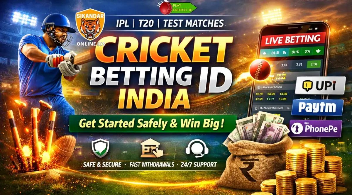 Cricket Exchange ID from Sikandar Book — the Best Online Betting ID Provider