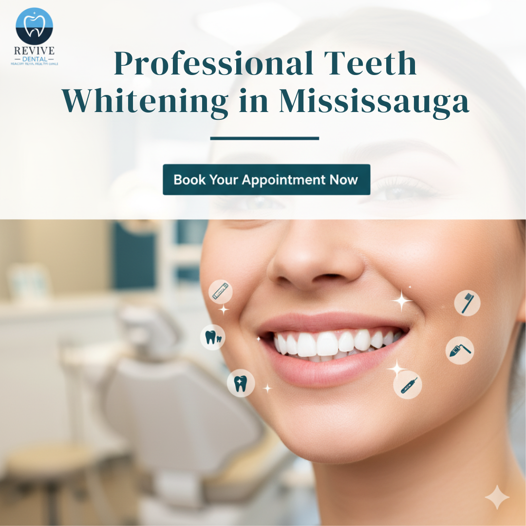 Professional Teeth Whitening in Mississauga | Revive Dental