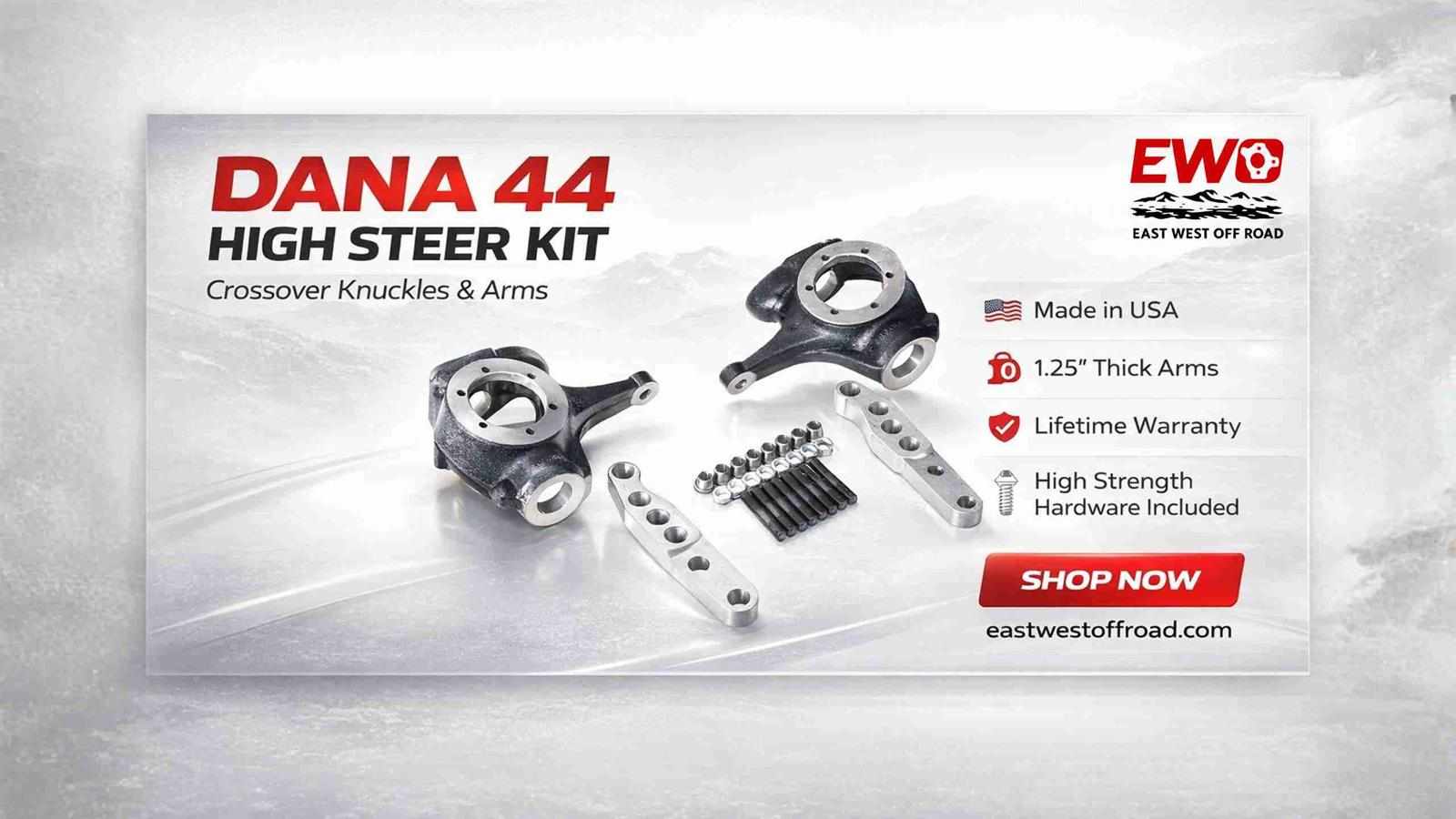 The Ultimate Dana 44 High Steer Kit for Classic GM Trucks