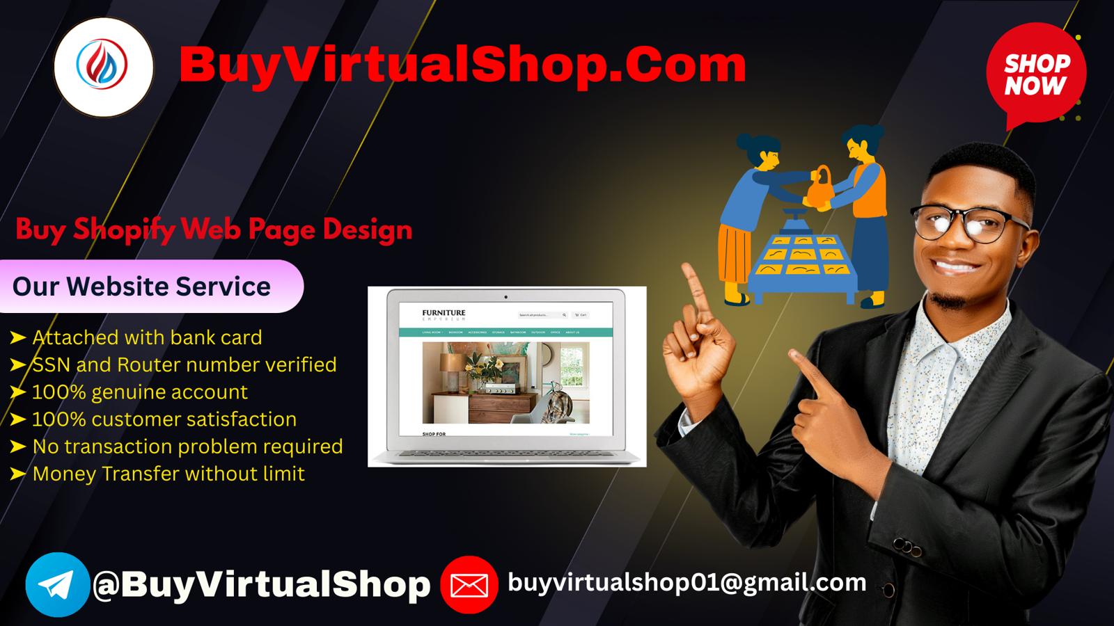Best Site Buy Virtual Shop - Shopify Web Page Design