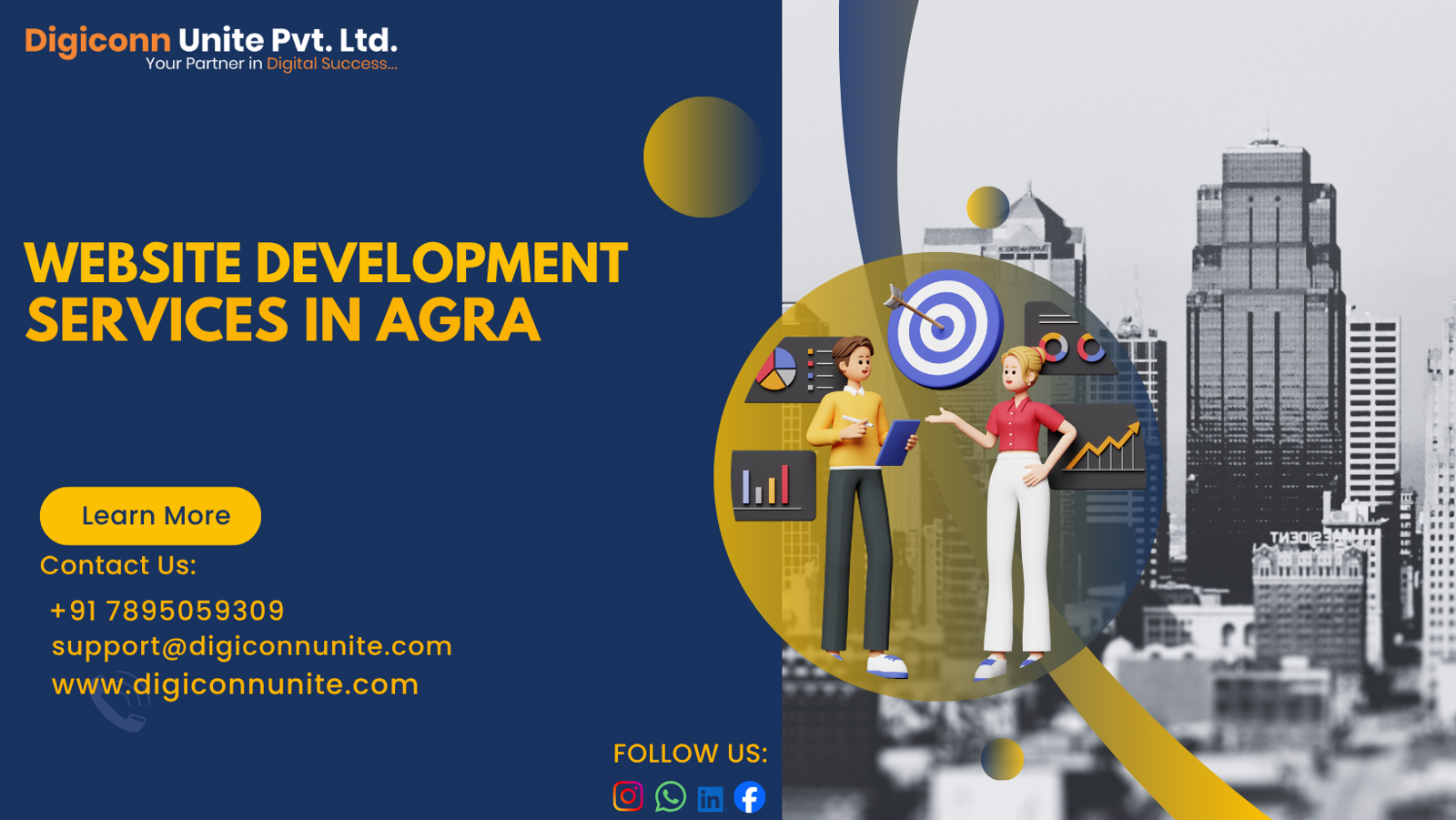 Website Development Services in Agra | Digiconn Unite