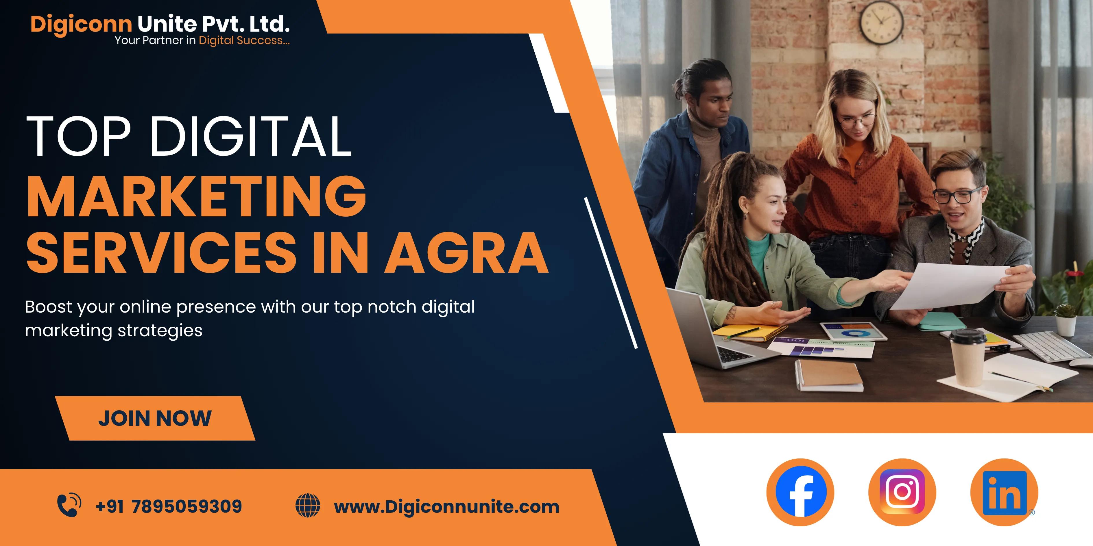 Top Digital Marketing Services in Agra | Digiconn Unit