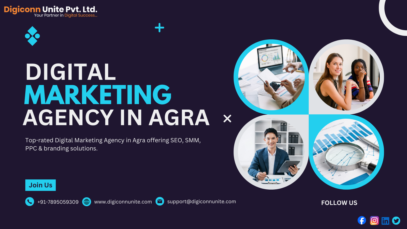 Best Digital Marketing Agency in Agra – Grow Your Business With Digiconn Unite