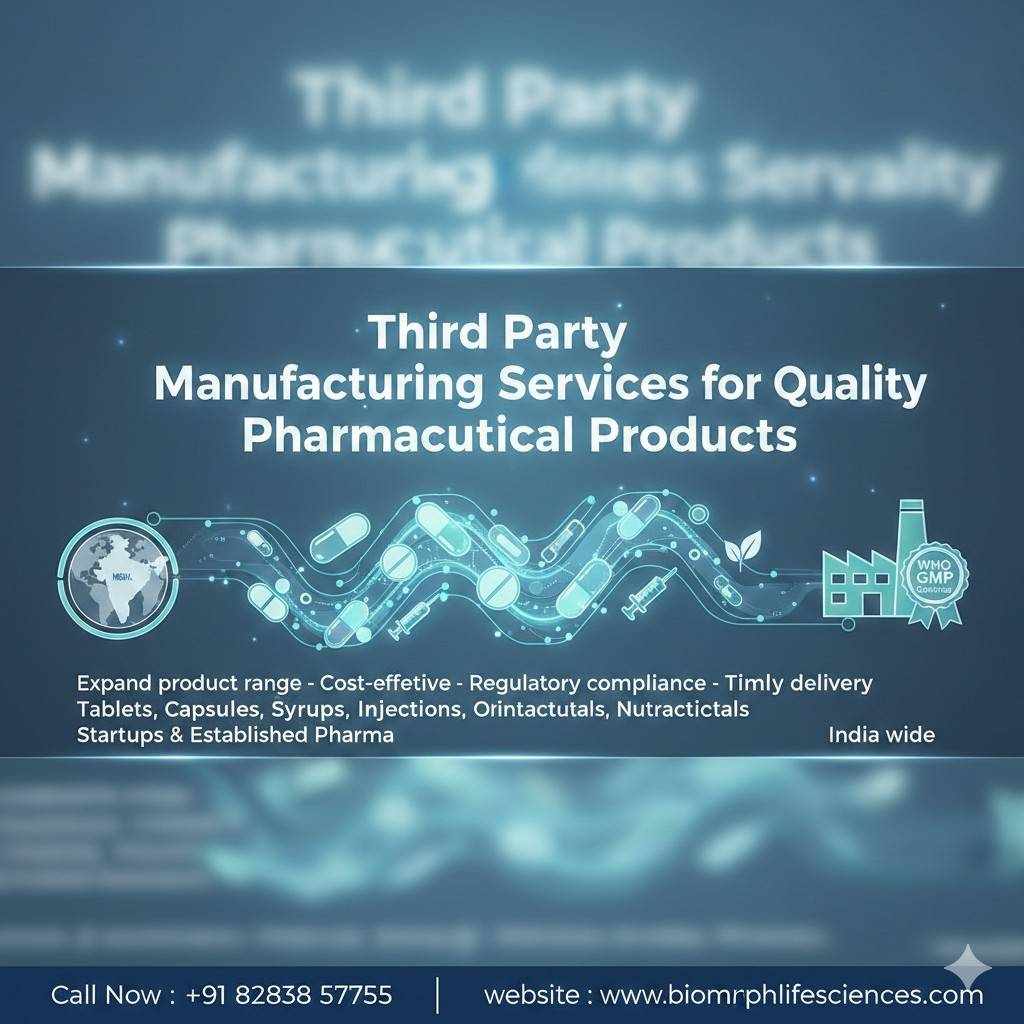 Third Party Manufacturing Services for Quality Pharmaceutical Products