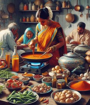 Randi bahu ki peheli rasoi II