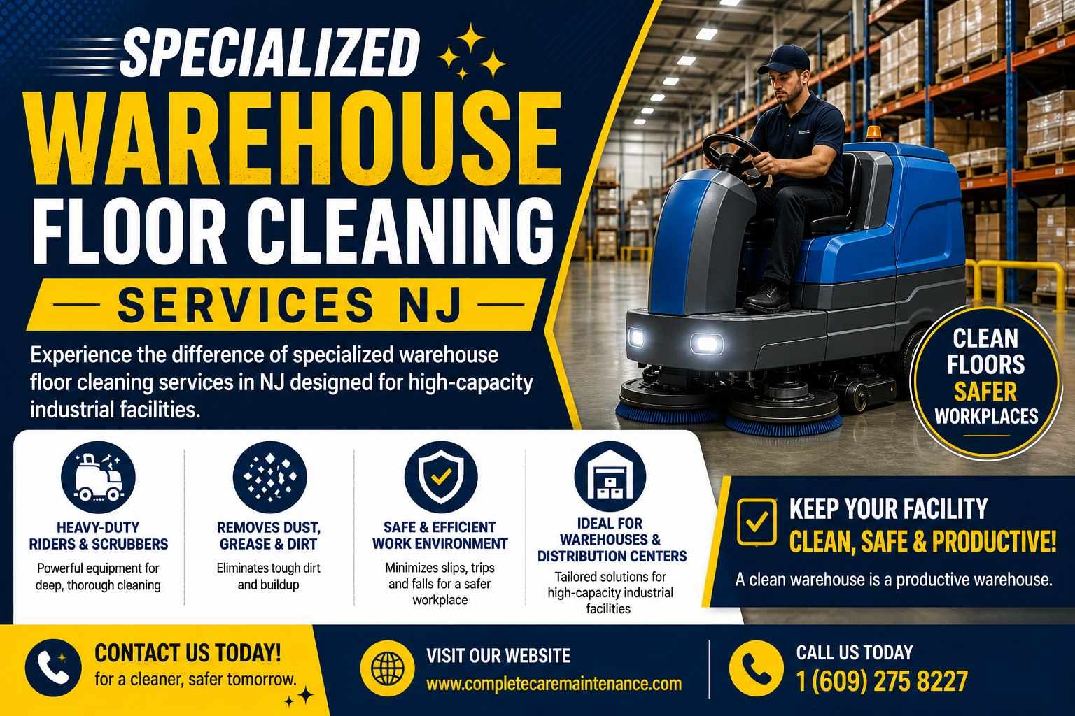 Enhance Your Business with New Jersey Floor Cleaning Service
