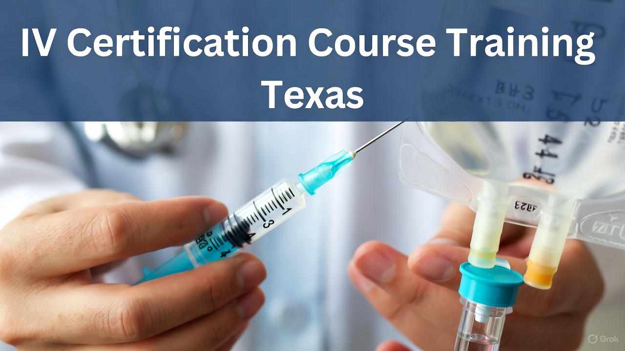IV Certification Course Training in Texas | American IV
