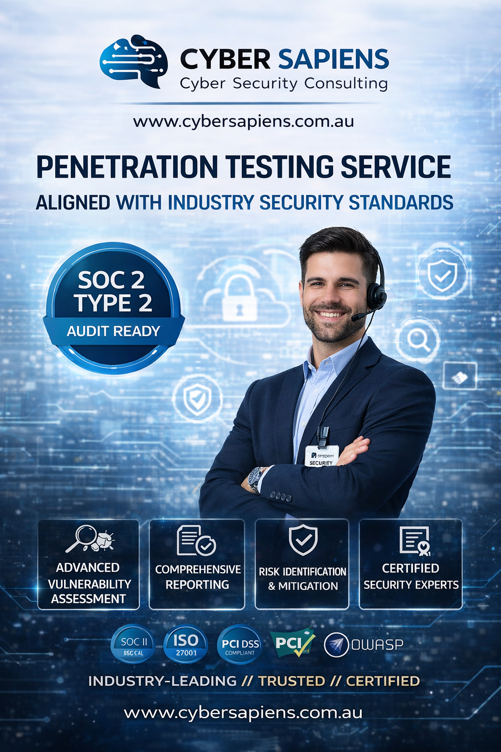 Penetration Testing Service Aligned with Industry Security Standards
