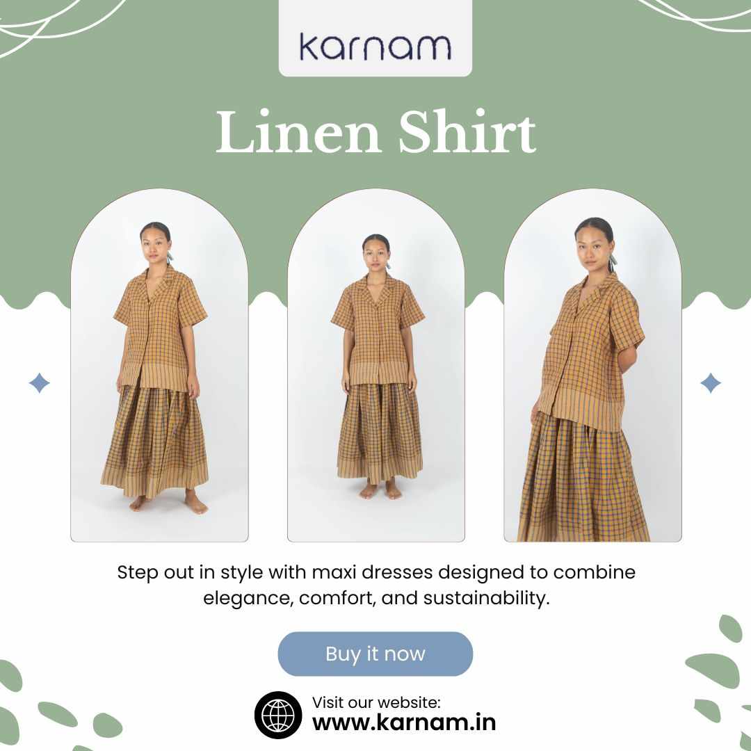 Classic Linen Shirt for Women – Timeless, Comfortable, Sustainable Wear