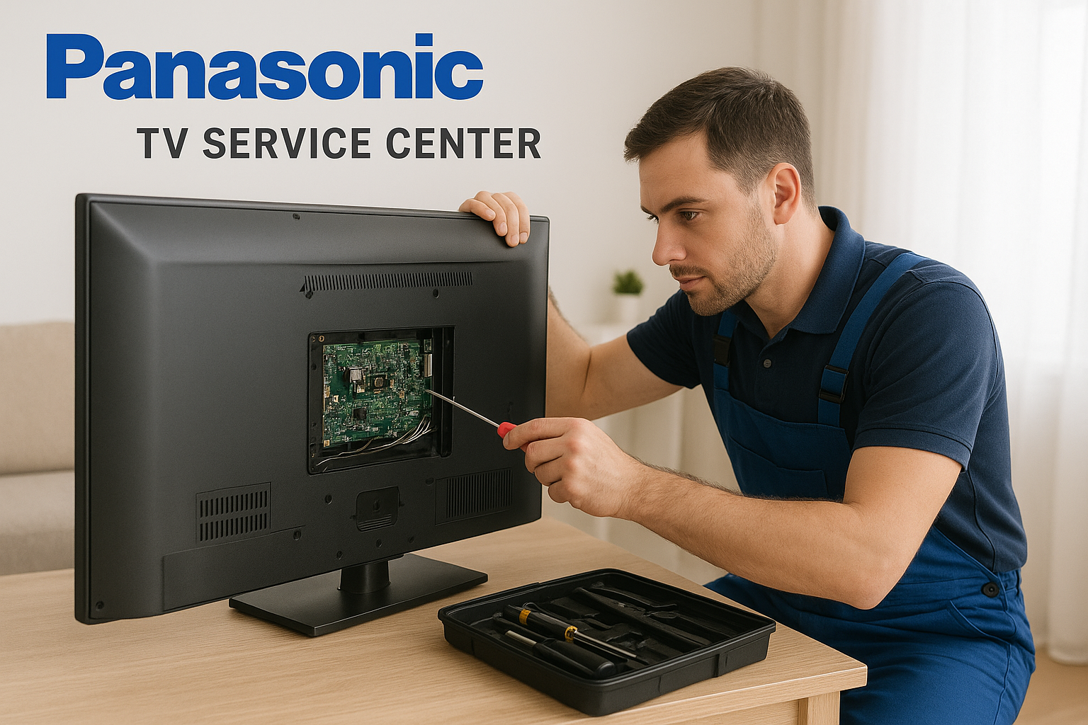 What problems can the Panasonic TV Service Center fix?