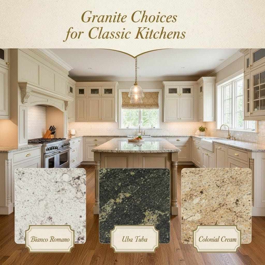 Best Granite Choices for Classic Kitchens
