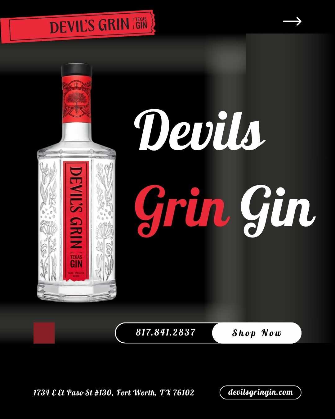 Taste Innovation in Every Sip | Premium Texas Spirit Devil’s Grin Gin
