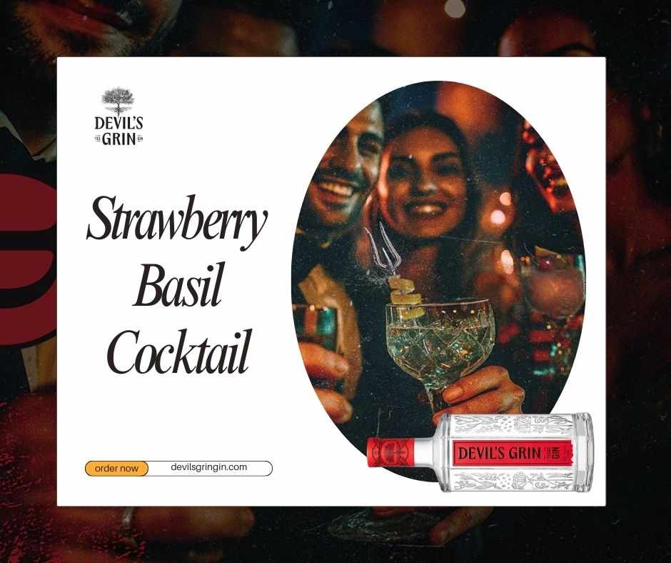 A Refreshing Strawberry Basil Cocktail Made Better With Craft Gin