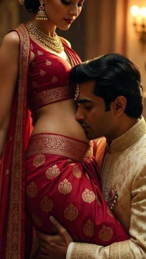 8. Red Saree 🔞