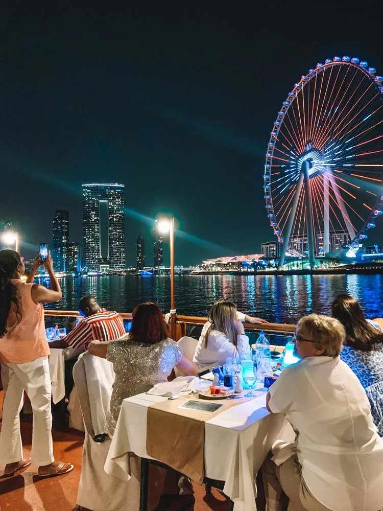 Dubai Creek Dhow Cruise With Dinner on a Traditional Dhow